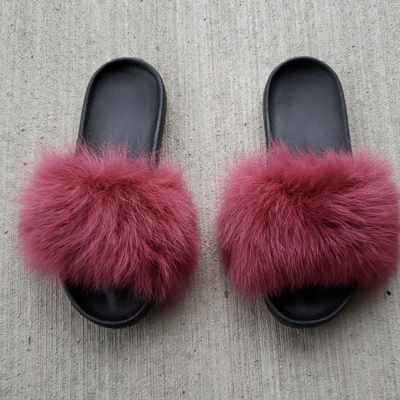 UGG Shoes - Brand New WOT UGGS slippers/sandals with real Fur